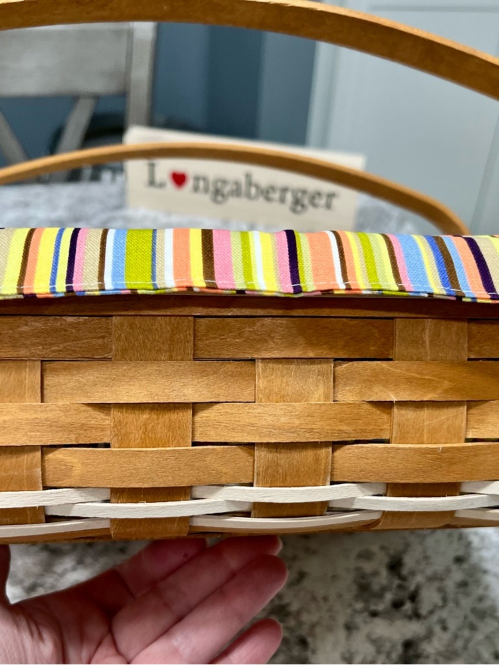 Longaberger 2010 Gourmet with Butcher Block lid - Picture 7 of 10